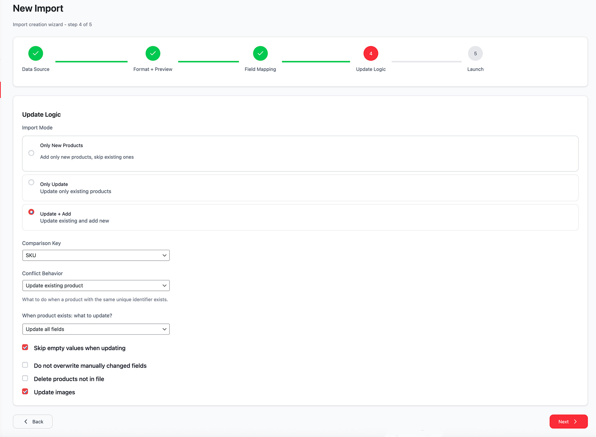 Step 4: Update Logic Configuration